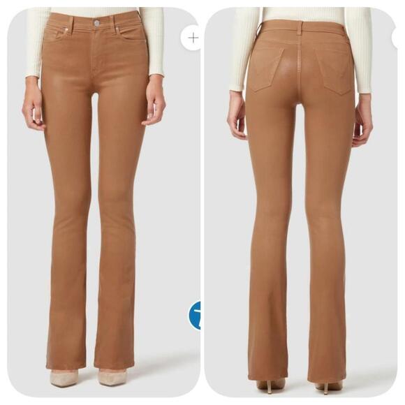 Hudson Pants - Hudson Barbara High Waist Bootcut Jeans in Brown Size 28